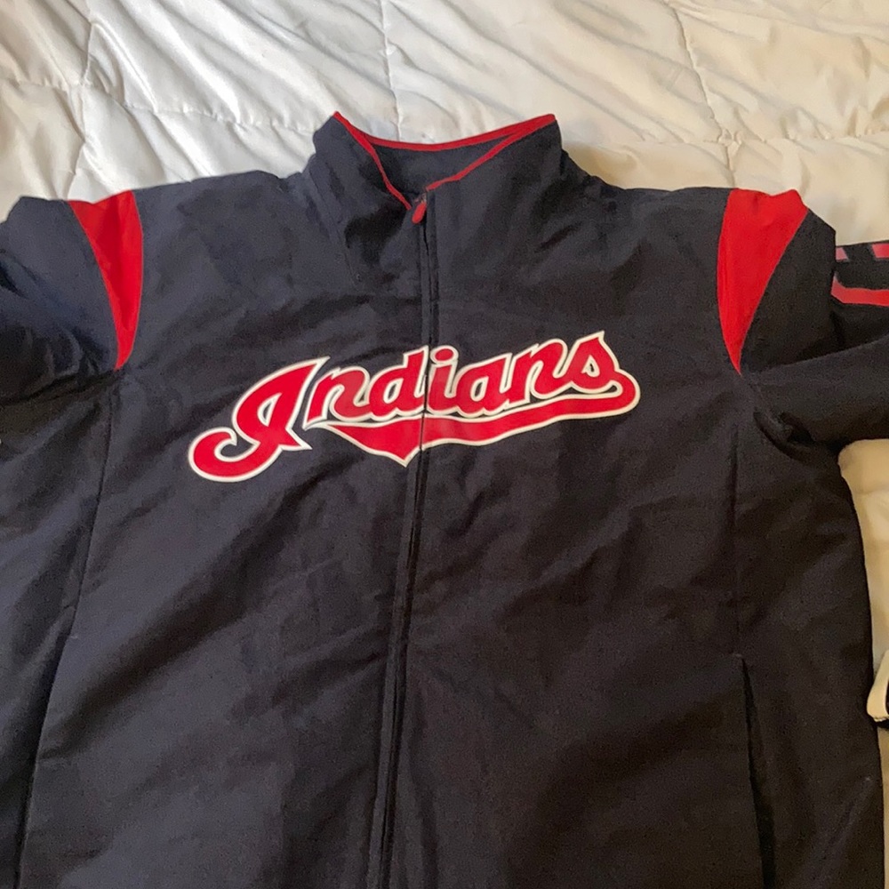 Majestic authentic collection Cleveland Indian’s jacket/with hat